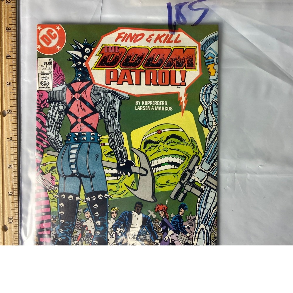 Doom Patrol The Find‎ and Kill Comic Book DC Comics by Kupperberg Larsen Marcus